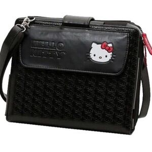 Hello Kitty Black Laptop Bag with Red Accent